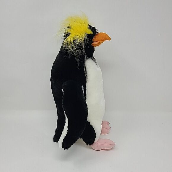 Wildlife Tree 13" Standing Floppy Crested Penguin Animal Kingdom Collection - Picture 5 of 7